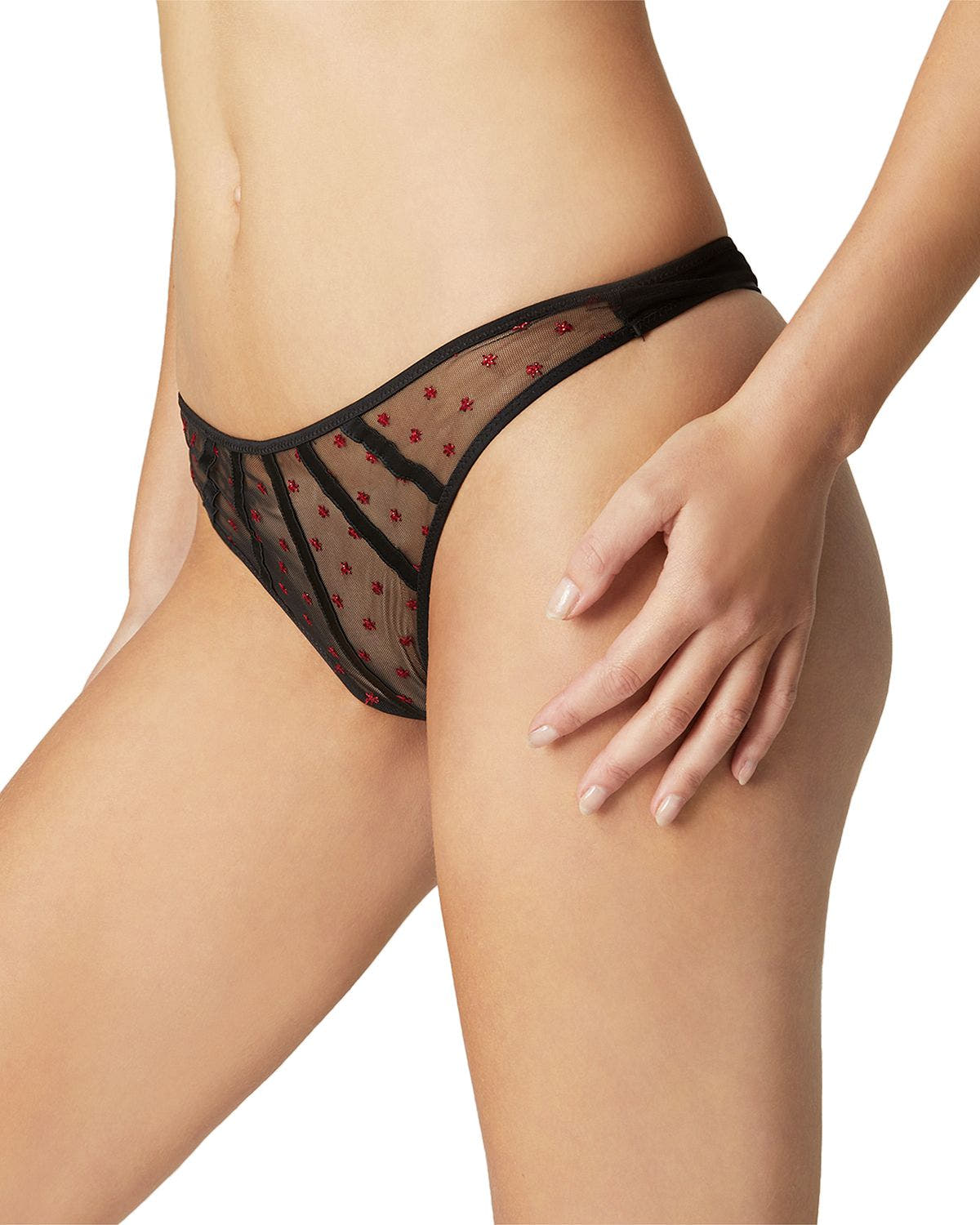 Implicite Talisman Thong Black/red