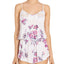 In Bloom By Jonquil Floral Printed Romper in Ivory/Mauve