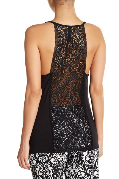 In Bloom by Jonquil Black Konya Lace-Back Camisole