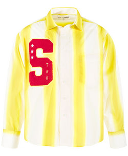 Inc International Concepts Allen Onyia For Inc Varsity Button-up Shirt Snake Eye thumbnail 4