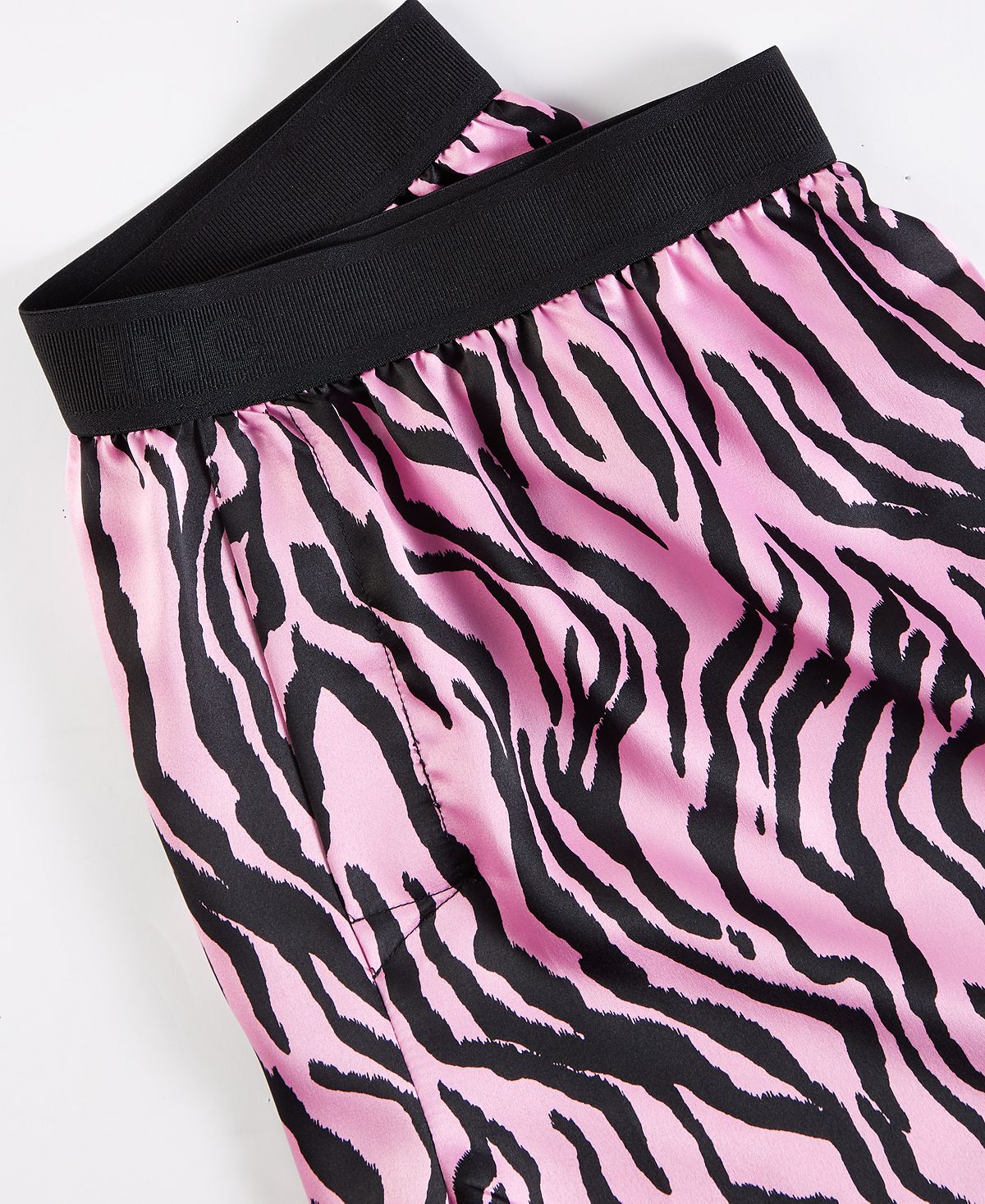 Inc International Concepts Animal Print Boxer Shorts Pink Zebra