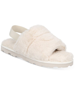 Inc International Concepts Faux-fur Slippers Beige thumbnail 1