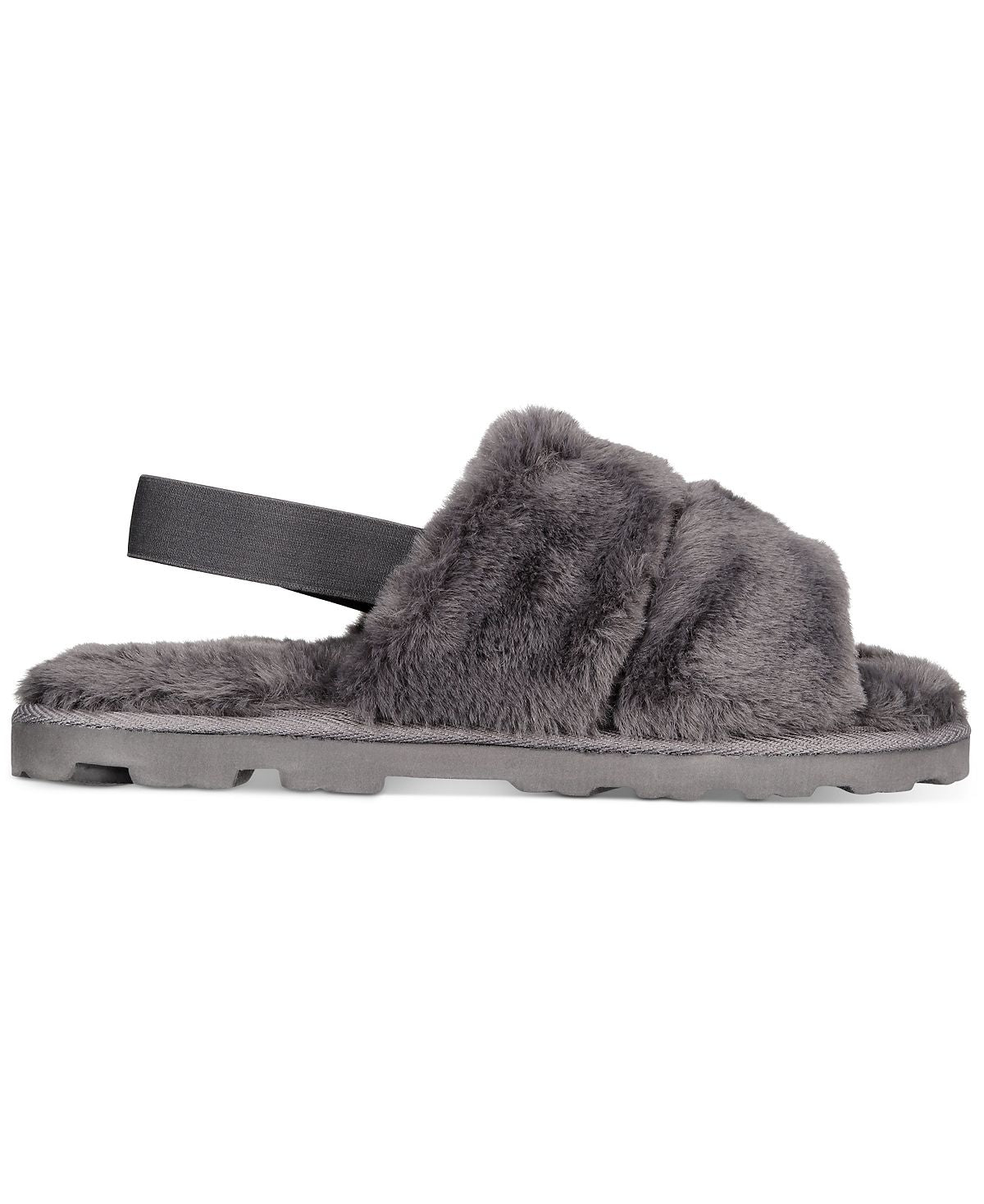 Inc International Concepts Faux-fur Slippers Grey