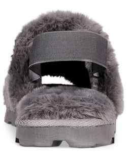 Inc International Concepts Faux-fur Slippers Grey thumbnail 3