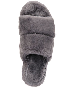 Inc International Concepts Faux-fur Slippers Grey thumbnail 4