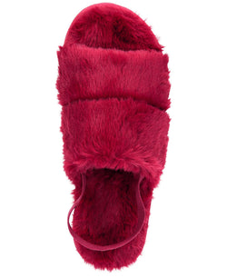 Inc International Concepts Faux-fur Slippers Red thumbnail 3