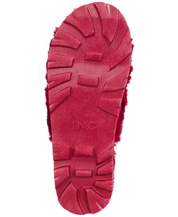 Inc International Concepts Faux-fur Slippers Red thumbnail 4