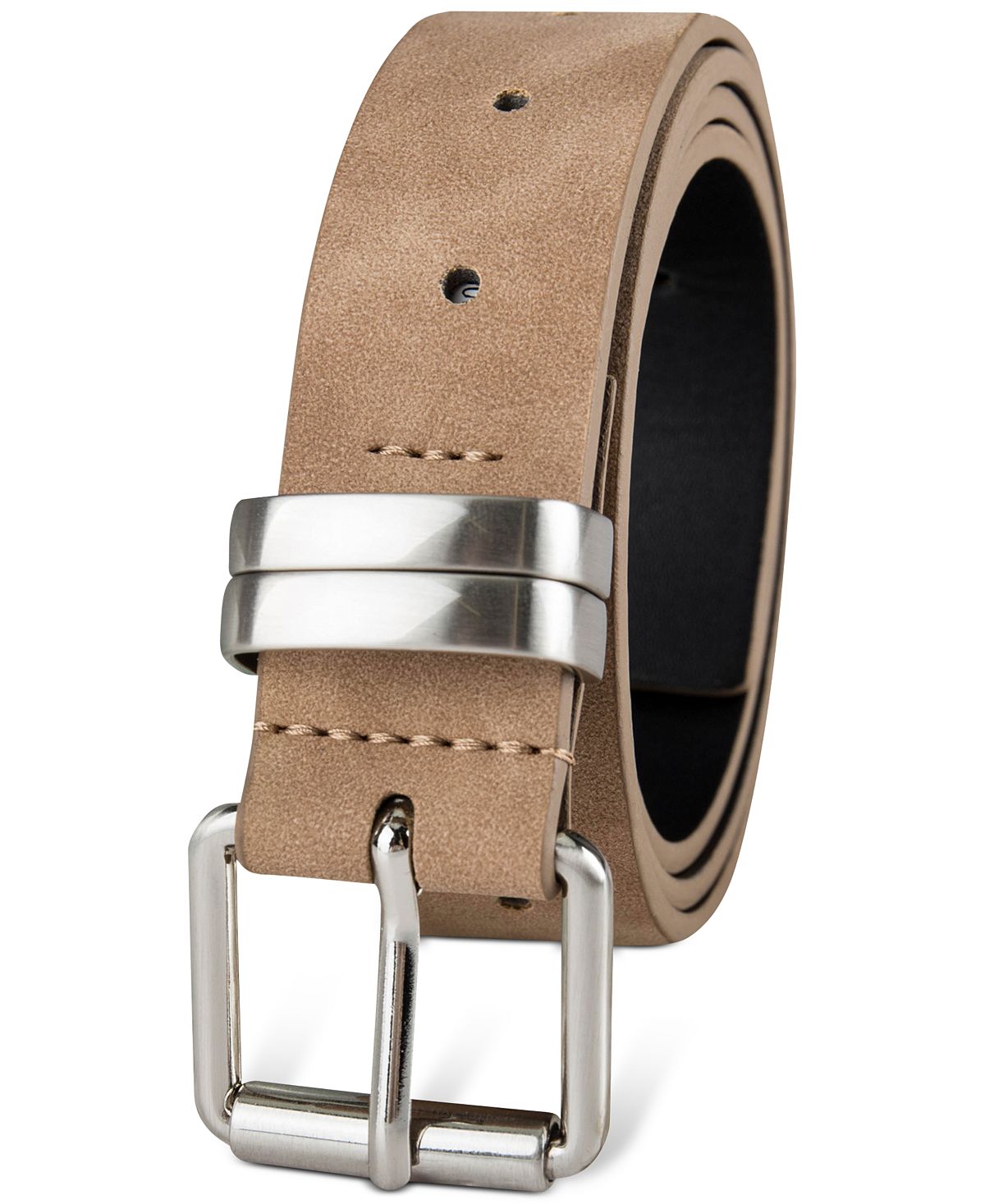 Inc International Concepts Faux-leather Belt Tan