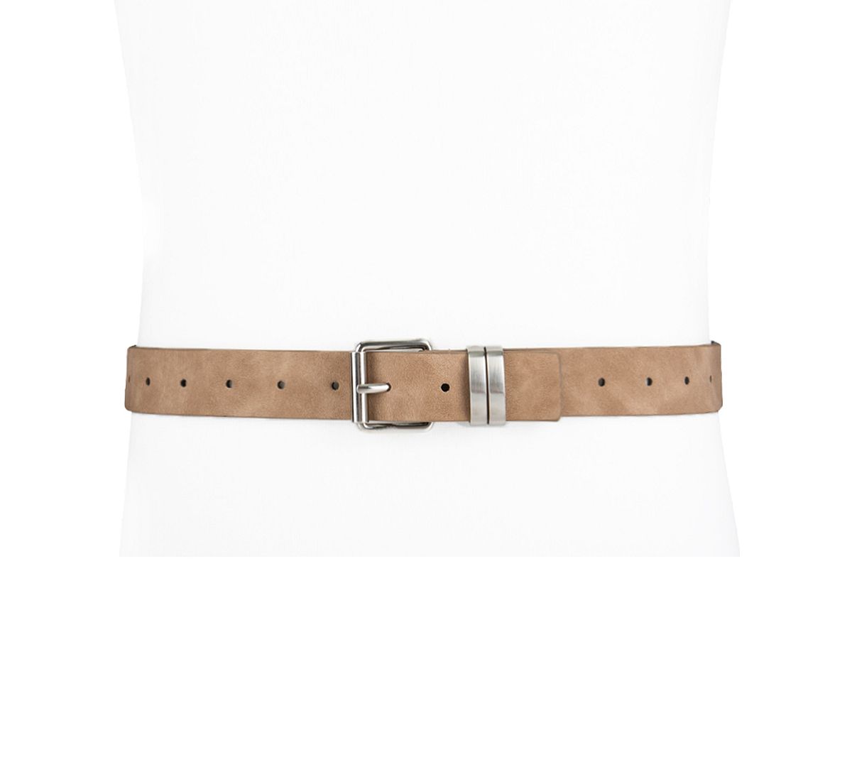 Inc International Concepts Faux-leather Belt Tan