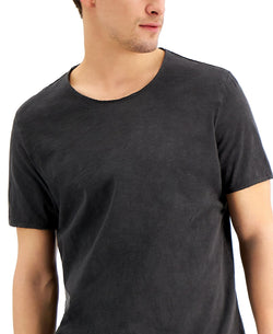 Inc International Concepts Garment-dyed T-shirt Deep Black thumbnail 3