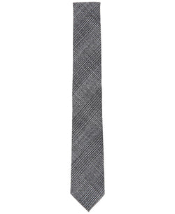 Inc International Concepts Glen Plaid Skinny Tie Black thumbnail 2