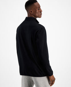 Inc International Concepts Half-zip Sweatshirt Deep Black thumbnail 2