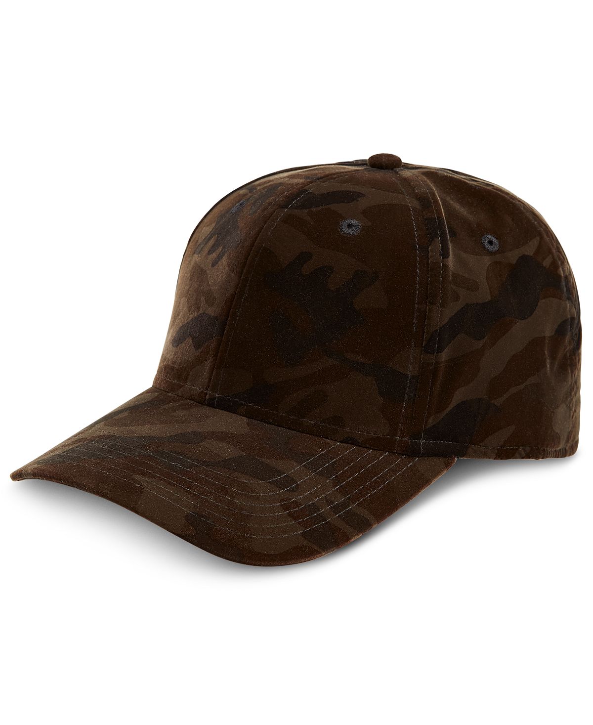 Inc International Concepts I.n.c. Camouflage Velvet Baseball Cap Green Combo