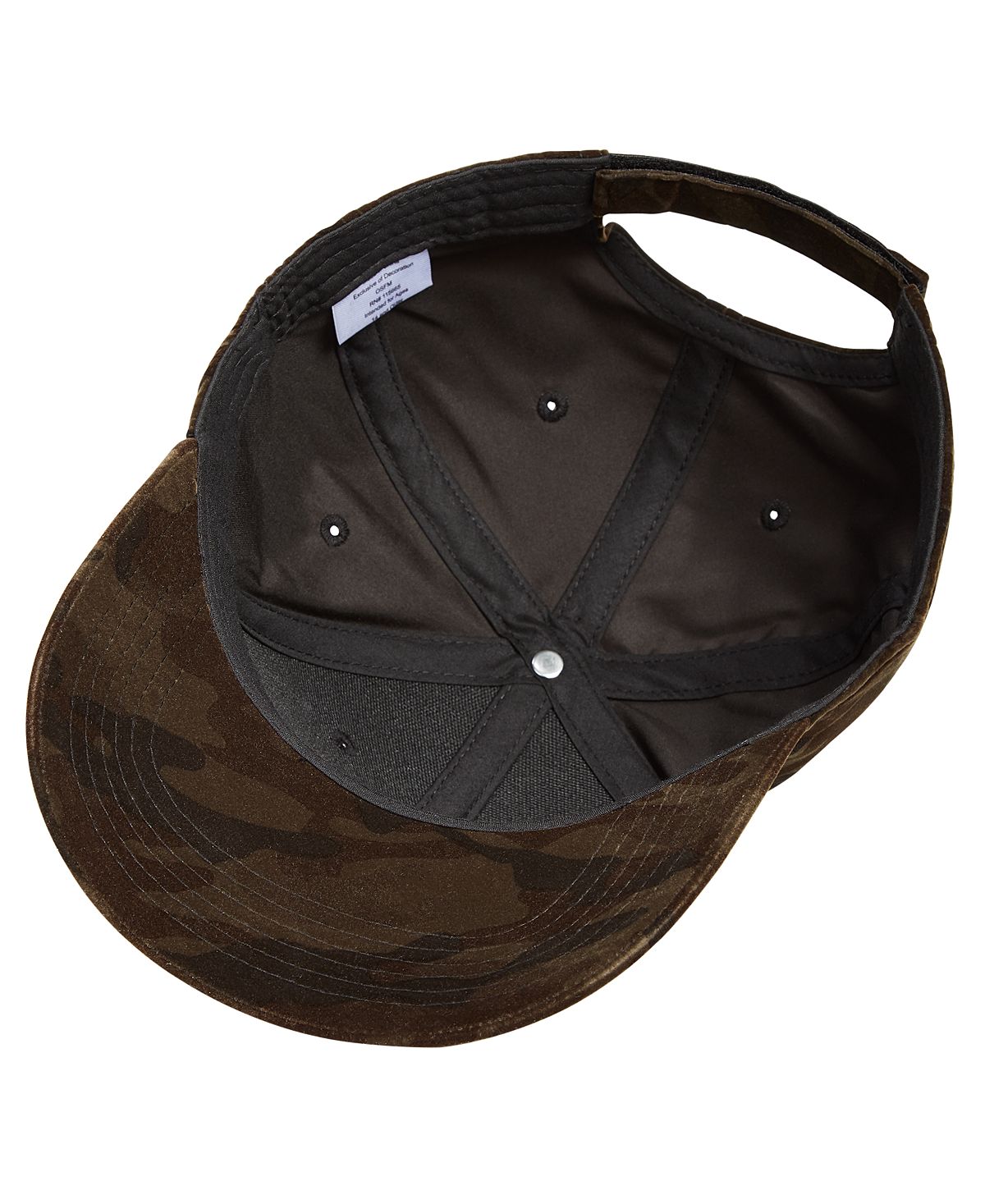 Inc International Concepts I.n.c. Camouflage Velvet Baseball Cap Green Combo