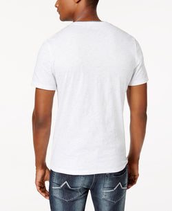 Inc International Concepts I.n.c. Chambers Heathered Split-neck T-shirt White Pure thumbnail 2
