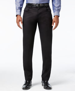 Inc International Concepts I.n.c. Deep Black Stretch Pants Deep Black thumbnail 1