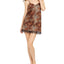 Inc International Concepts I.n.c. Lace-trim Chemise Nightgown Small Leopard