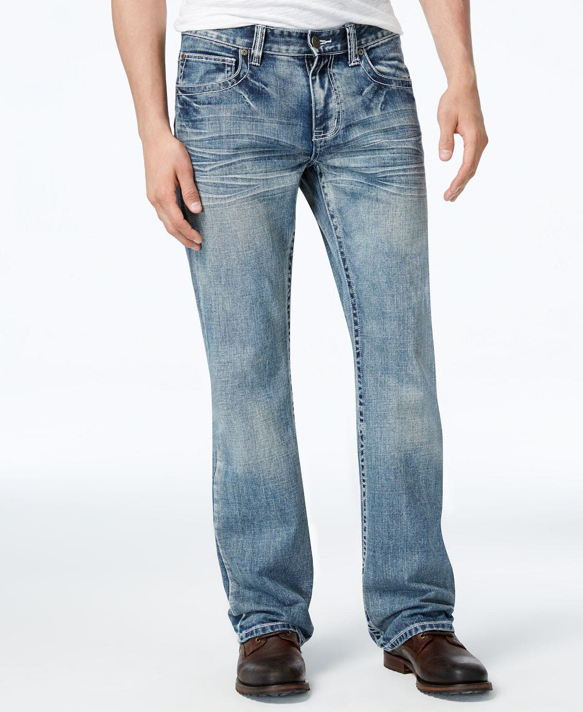 Inc International Concepts I.n.c. Modern Bootcut Jeans Cohen Medium Wash