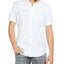 Inc International Concepts I.n.c. Regular-fit Solid Shirt White Pure