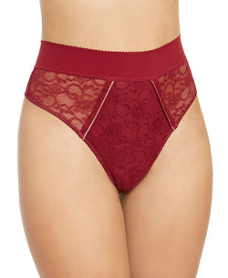 Inc International Concepts I.n.c. Wo Lace High-waist Thong Underwear Cherry Pie thumbnail 1