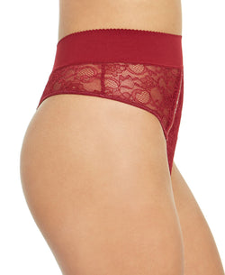 Inc International Concepts I.n.c. Wo Lace High-waist Thong Underwear Cherry Pie thumbnail 2