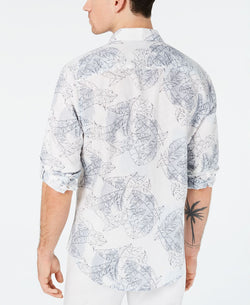 Inc International Concepts Inc Abstract Floral Shirt White Combo thumbnail 2