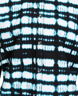 Inc International Concepts Inc Abstract Plaid Shirt Vibrant Turq thumbnail 2