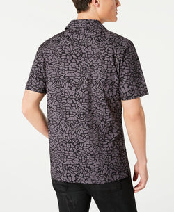 Inc International Concepts Inc Animal Print Camp Shirt Iron Gate thumbnail 3