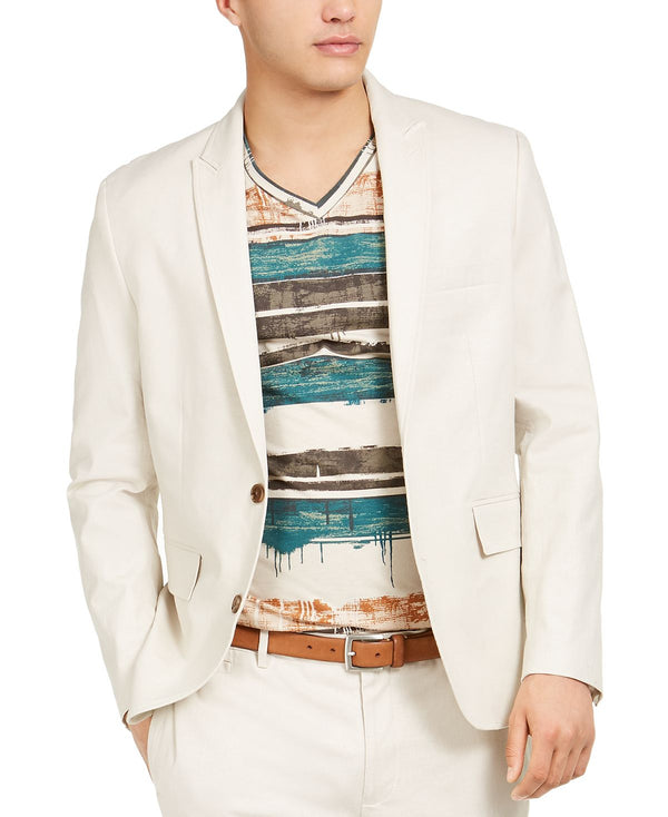 Inc International Concepts Inc Big & Tall Linen Jasper Blazer Stone Block
