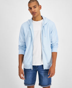 Inc International Concepts Inc Fortune Full Zip Hoodie Cool Blue thumbnail 1
