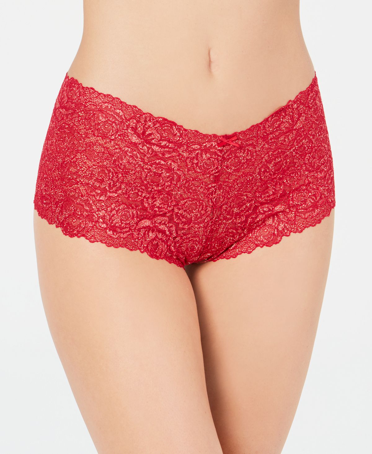 Inc International Concepts Inc Lace Boyshort Cherry Red