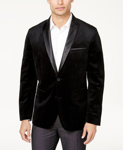 Inc International Concepts Inc Mason Slim-fit Velvet Blazer Black thumbnail 1