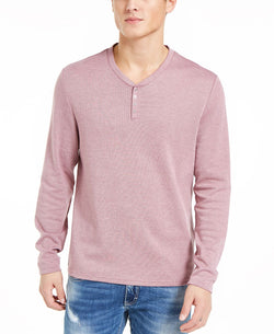 Inc International Concepts Inc Radar Long-sleeve Henley Pale Mauve thumbnail 1