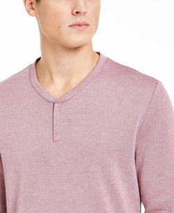 Inc International Concepts Inc Radar Long-sleeve Henley Pale Mauve thumbnail 2
