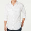 Inc International Concepts Inc Regular-fit Pocket Shirt White Pure
