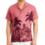 Inc International Concepts Inc Regular-fit Tonal Tropical-print Camp Shirt Strwbry Swrl Cm