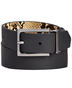 Inc International Concepts Inc Reversible Belt Snake Skin/ Black thumbnail 2