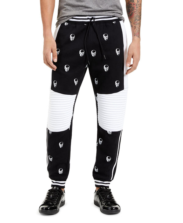 Inc International Concepts Inc Skull Jogger Pants Deep Black