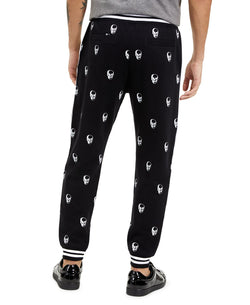 Inc International Concepts Inc Skull Jogger Pants Deep Black thumbnail 3