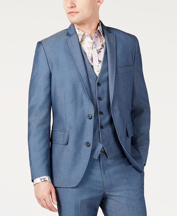 Inc International Concepts Inc Slim-fit Blazer Lt Blue