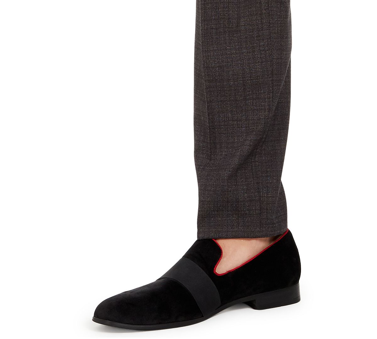 Inc International Concepts Inc Slim-fit Crosshatch Suit Pants Charcoal Combo
