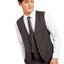Inc International Concepts Inc Slim-fit Crosshatch Suit Vest Charcoal Combo