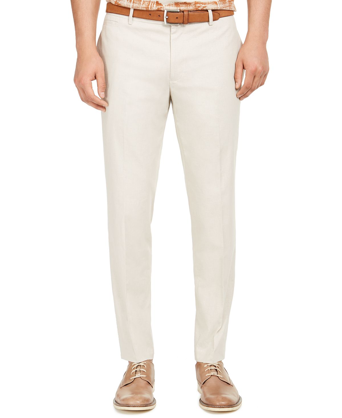 Inc International Concepts Inc Slim-fit Linen Jasper Pants Stone Block