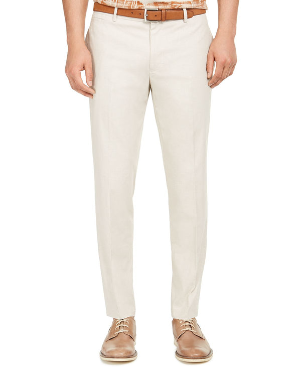 Inc International Concepts Inc Slim-fit Linen Jasper Pants Stone Block