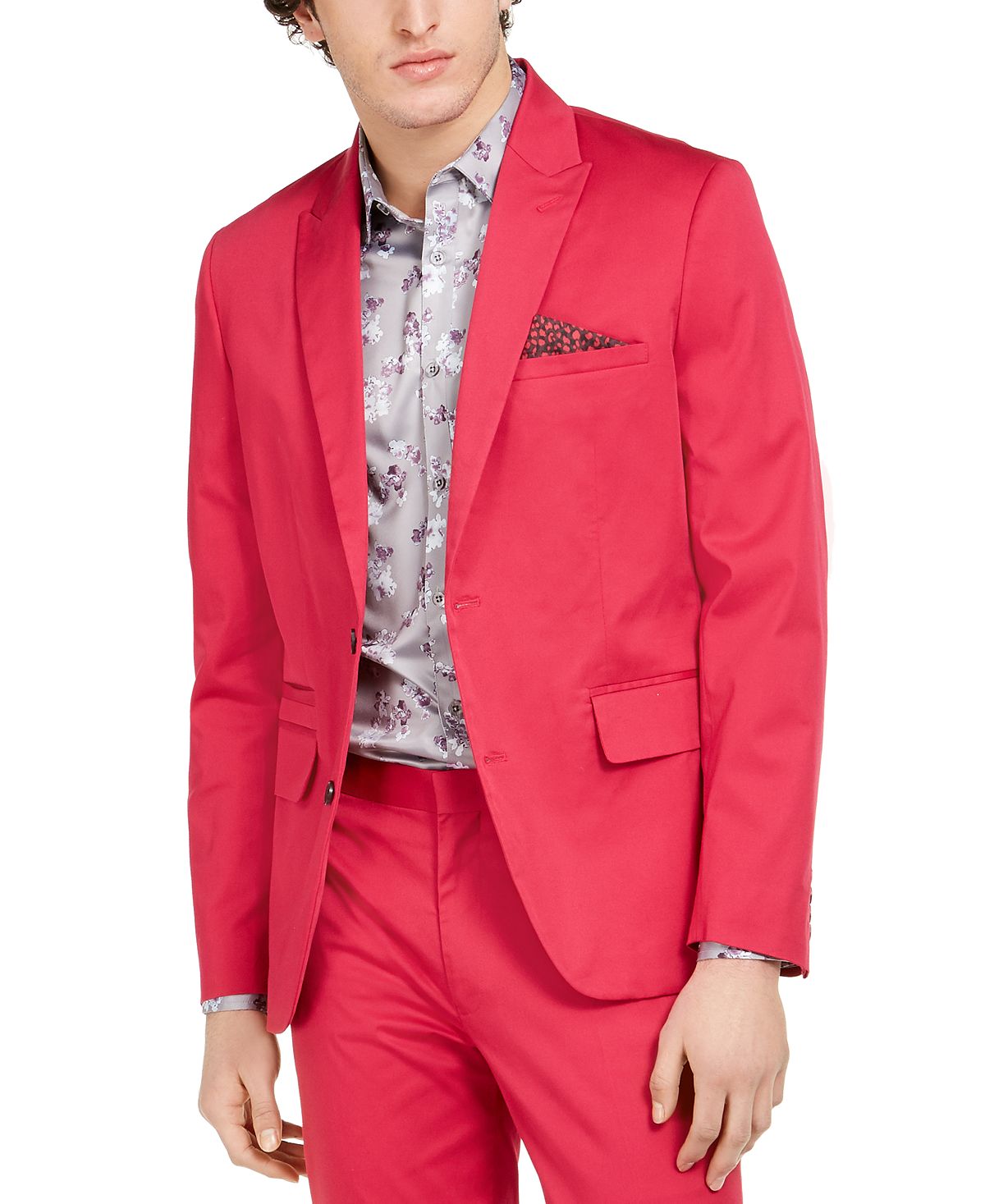 Inc International Concepts Inc Slim-fit Oliver Blazer Cherry Jubilee