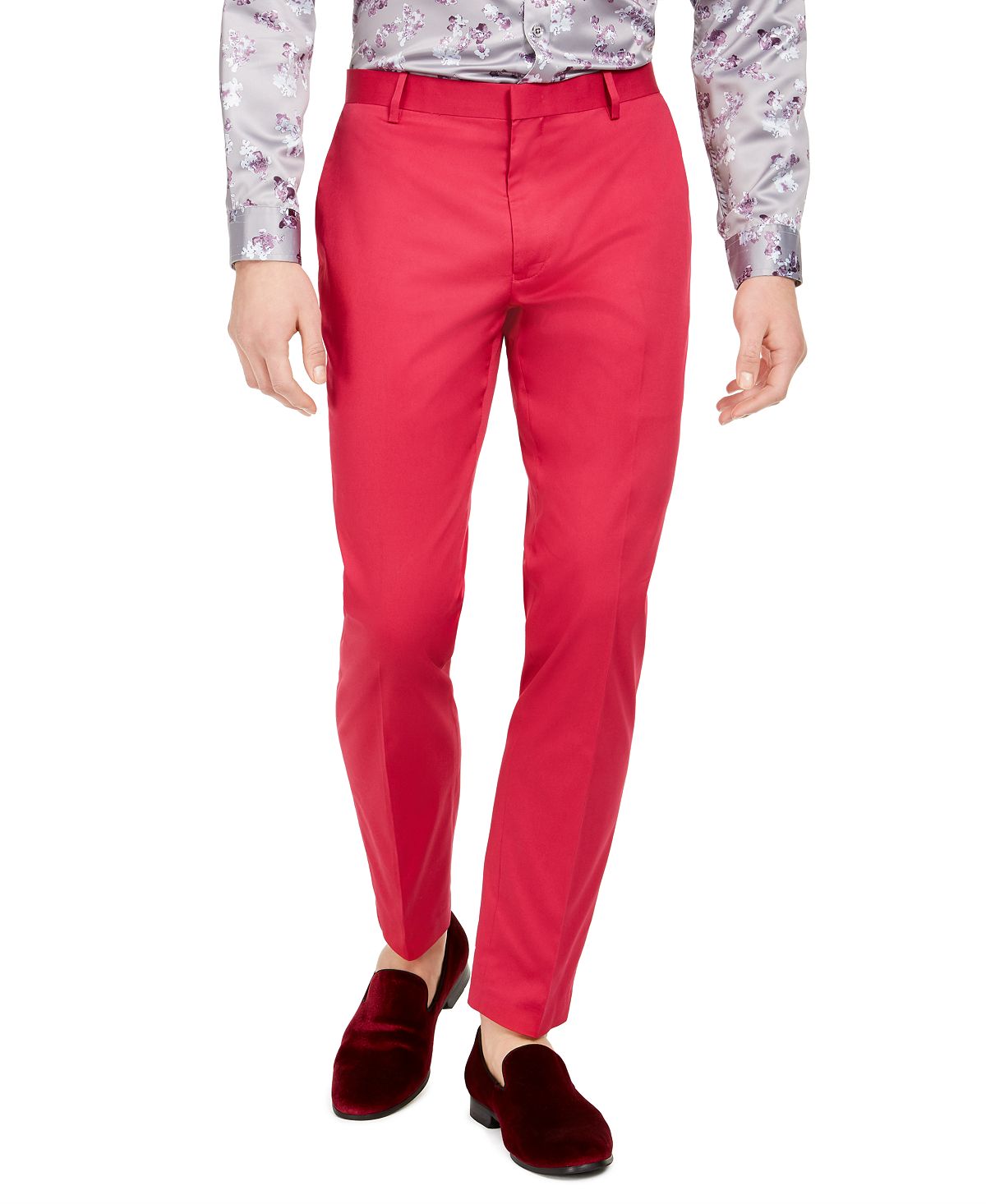 Inc International Concepts Inc Slim-fit Oliver Pants Cherry Jubilee