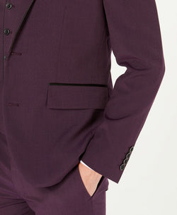 Inc International Concepts Inc Slim-fit Skull-lined Blazer Grape Rioja thumbnail 2