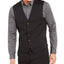 Inc International Concepts Inc Slim-fit Stretch Twill Vest Deep Black