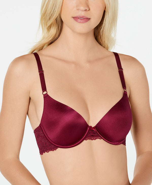Inc International Concepts Inc Smooth & Lace Demi Bra Lush Plum