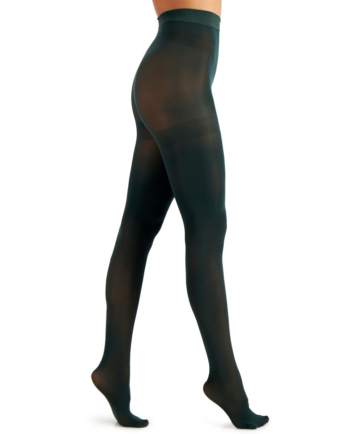 Inc International Concepts Inc Solid Opaque Tights Emerald Magic